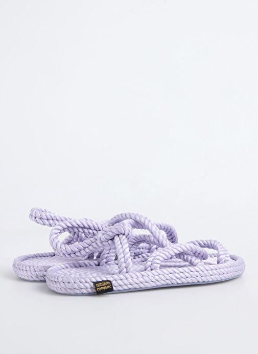 Nomadic Republic Lila Kadın Sandalet BOD.0080.K.T - Görsel 4