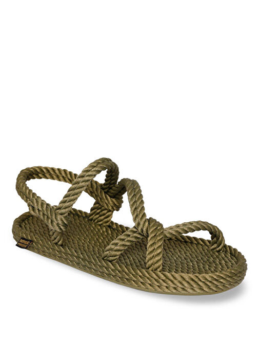 Nomadic Republic Haki Kadın Sandalet MYK.0011.K.T - Görsel 2