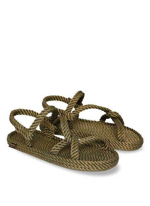 Nomadic Republic Haki Kadın Sandalet MYK.0011.K.T - Görsel 4