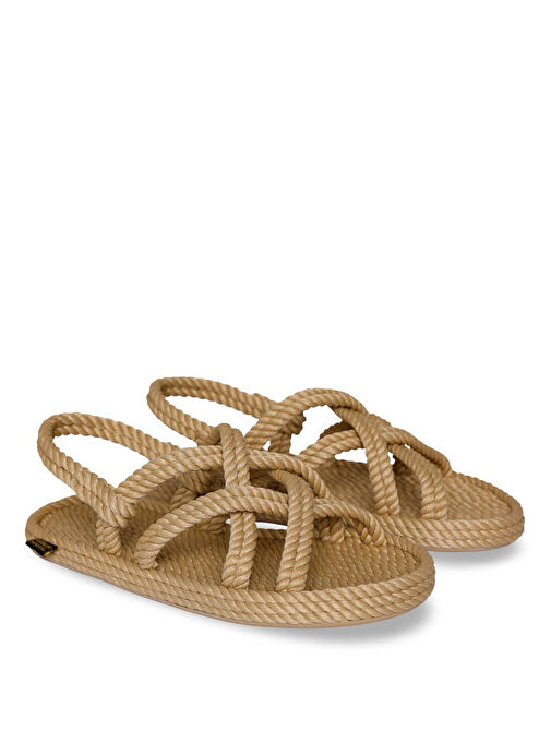 Nomadic Republic Bej Kadın Sandalet BOD.0012.K.T - Görsel 4