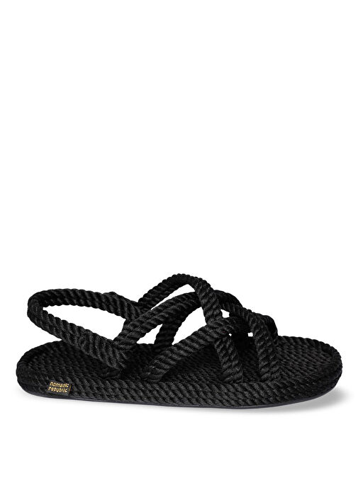 Nomadic Republic Siyah Kadın Sandalet BOD.0020.K.T - Görsel 3