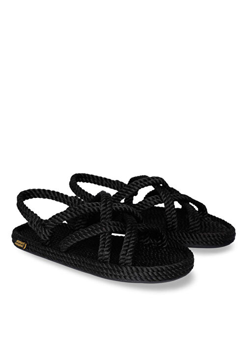 Nomadic Republic Siyah Kadın Sandalet BOD.0020.K.T - Görsel 4