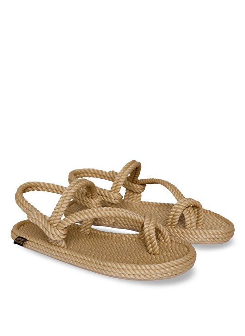 Nomadic Republic Bej Kadın Sandalet HAW.0012.K.T - Görsel 4