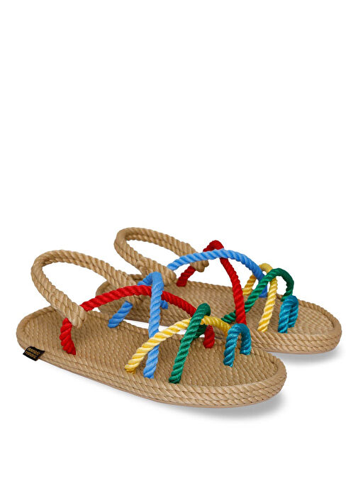 Nomadic Republic Çok Renkli Kadın Sandalet IBZ.1277.K.T - Görsel 4