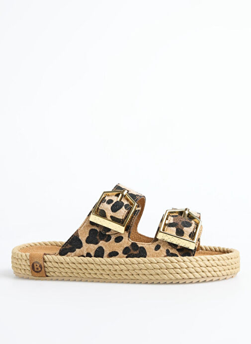 Bohonomad Kahverengi Kadın Terlik SYD12-LEO - Görsel 2