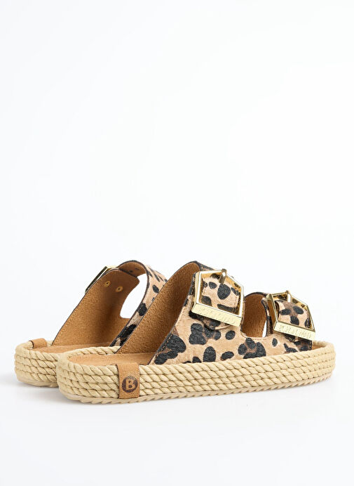 Bohonomad Kahverengi Kadın Terlik SYD12-LEO - Görsel 4