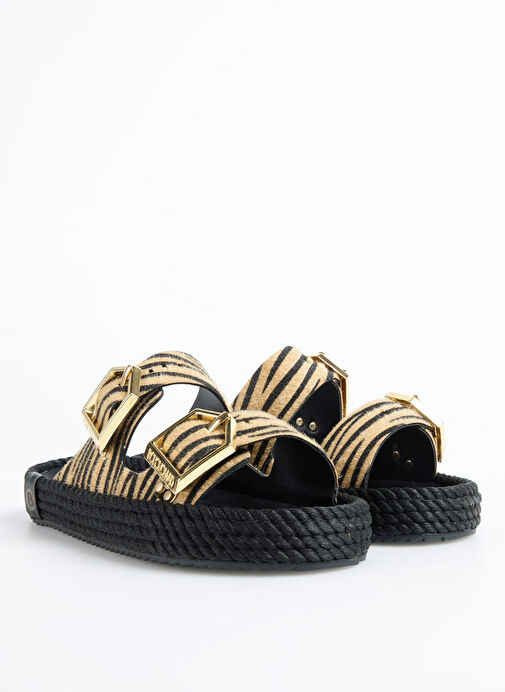 Bohonomad Siyah Kadın Terlik SYD20-ZEB - Görsel 3