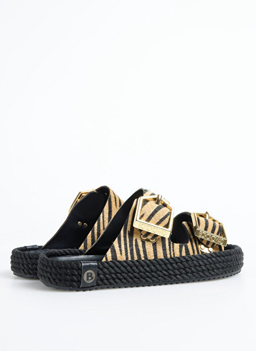 Bohonomad Siyah Kadın Terlik SYD20-ZEB - Görsel 4