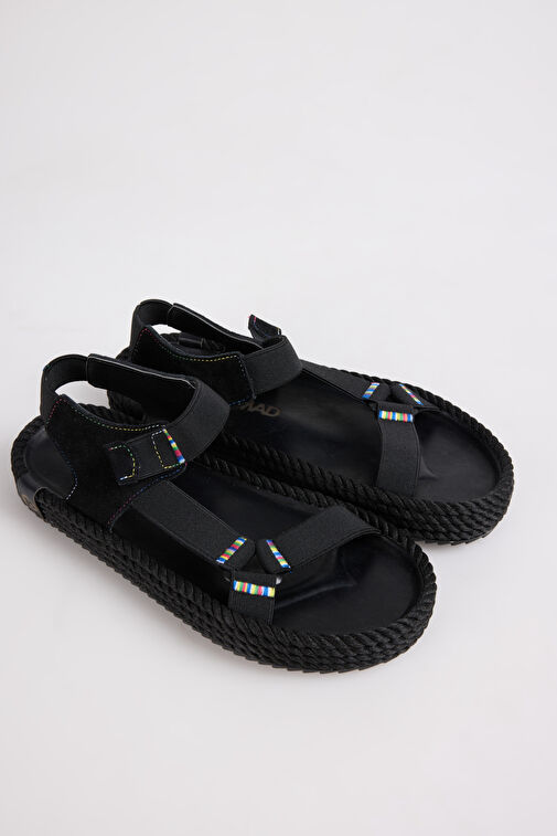 Bohonomad Siyah Kadın Sandalet NEV20-L0020 - Görsel 6