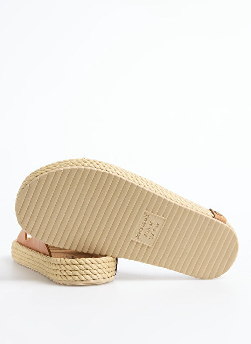 Bohonomad Kahverengi Kadın Deri Terlik SYD12-00100 - Görsel 5