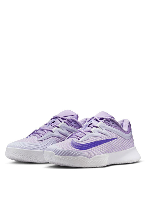 Nike FZ2158-500 W ZOOM VAPOR PRO 3 HC Mor Kadın Tenis Ayakkabısı - Görsel 8
