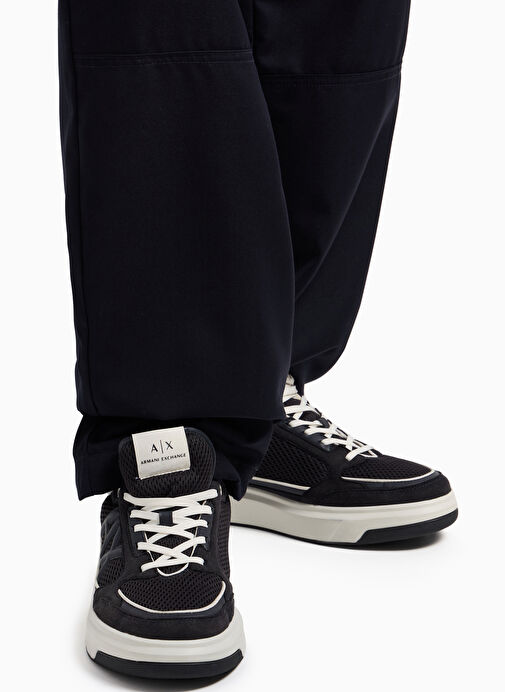 Armani Exchange Lacivert Erkek Sneaker XUX242 - Görsel 8