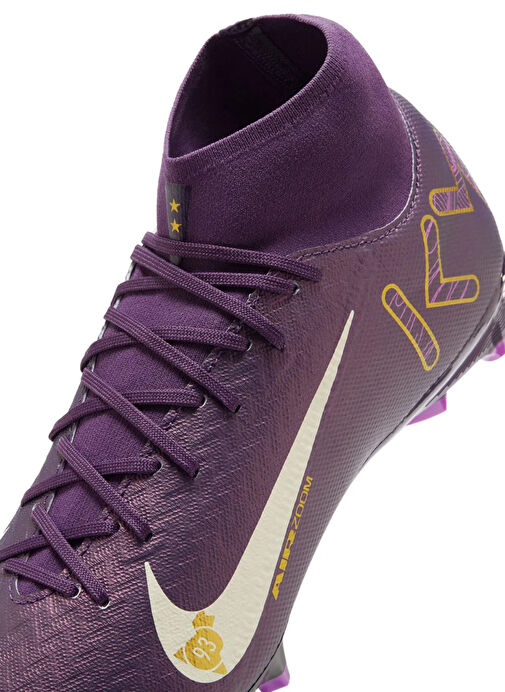 Nike HJ7309-500 ZM SUPERFLY 10 ACAD KM F Mor Erkek Futbol Ayakkabısı - Görsel 9