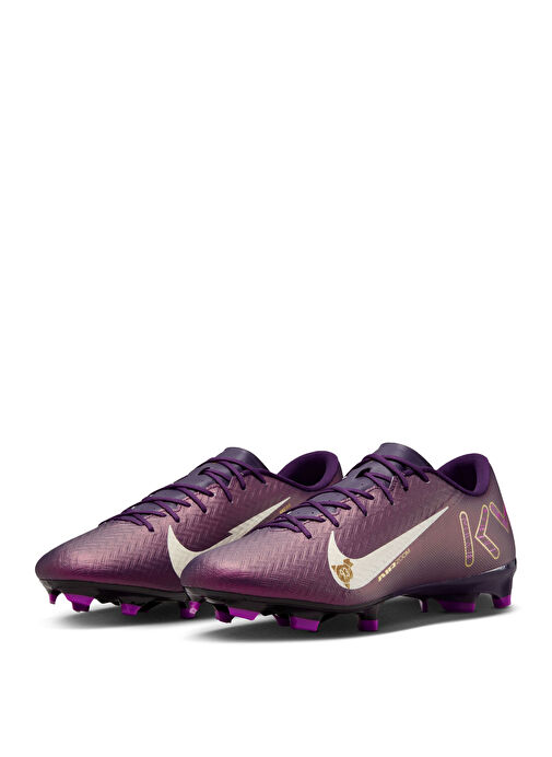 Nike FQ8377-500 ZOOM VAPOR 16 ACADEMY KM Mor Erkek Futbol Ayakkabısı - Görsel 6