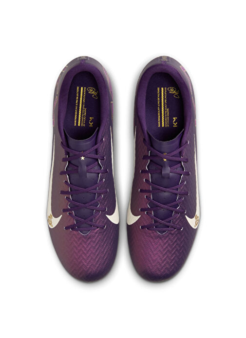 Nike FQ8377-500 ZOOM VAPOR 16 ACADEMY KM Mor Erkek Futbol Ayakkabısı - Görsel 10
