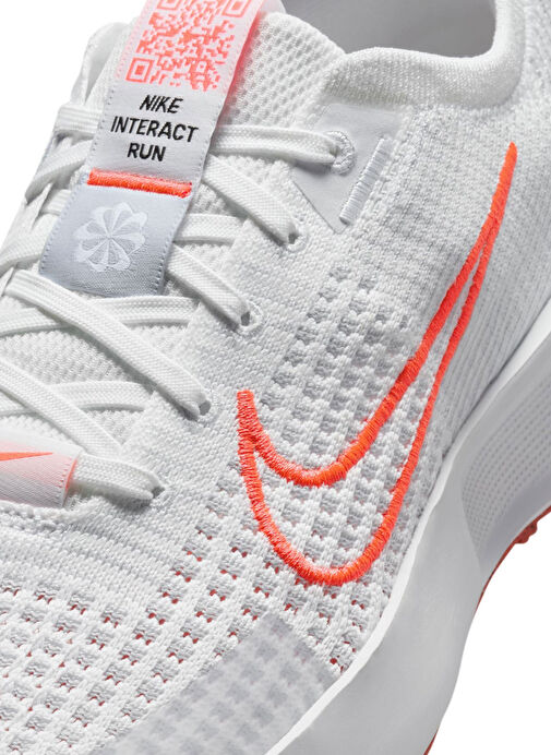 Nike FD2292-110 W NIKE INTERACT RUN Beyaz Kadın Koşu Ayakkabısı - Görsel 7