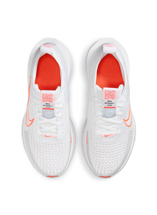 Nike FD2292-110 W NIKE INTERACT RUN Beyaz Kadın Koşu Ayakkabısı - Görsel 9