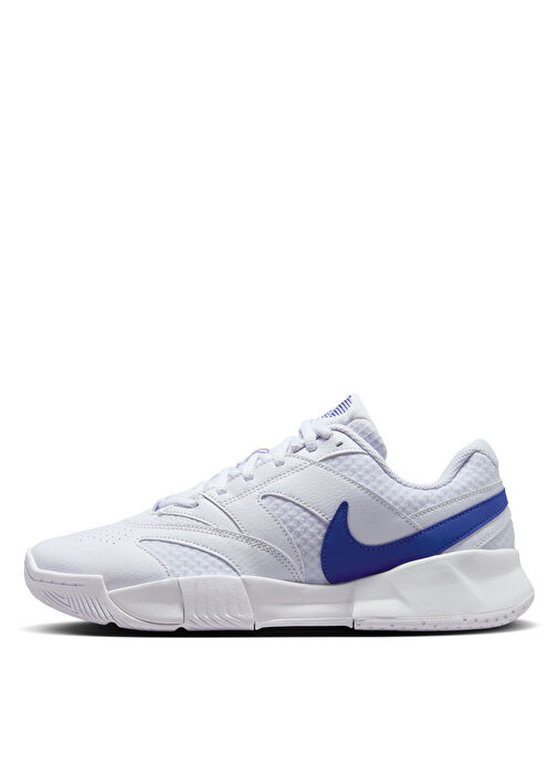 Nike FD6575-500 W NIKE COURT LITE 4 Gri Kadın Tenis Ayakkabısı - Görsel 3
