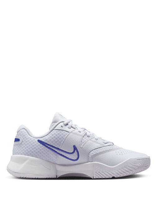 Nike FD6575-500 W NIKE COURT LITE 4 Gri Kadın Tenis Ayakkabısı - Görsel 4