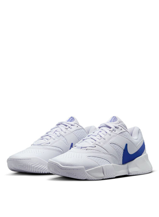 Nike FD6575-500 W NIKE COURT LITE 4 Gri Kadın Tenis Ayakkabısı - Görsel 6