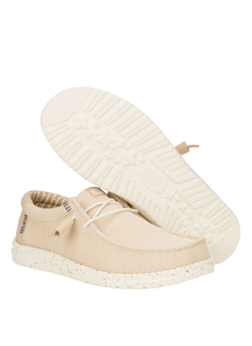 Hey Dude Bej Erkek Günlük Ayakkabı Wally Stretch Sox - Görsel 8