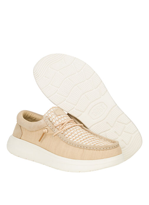 Hey Dude Bej Erkek Günlük Ayakkabı Wally COMF Woven - Görsel 7