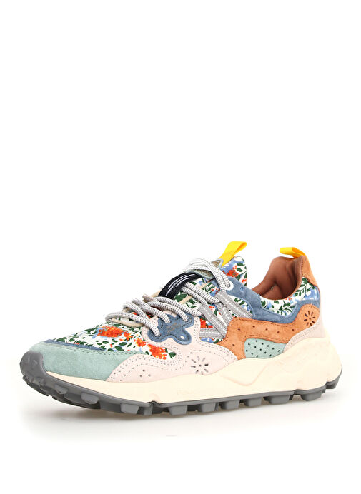 Flower Mountain Çok Renkli Kadın Nubuk Sneaker 2017817403B47 - Görsel 4