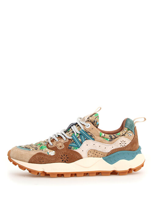 Flower Mountain Çok Renkli Kadın Nubuk Sneaker 2017817404D30 - Görsel 2