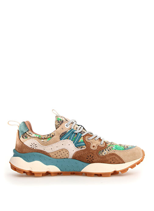Flower Mountain Çok Renkli Kadın Nubuk Sneaker 2017817404D30 - Görsel 3