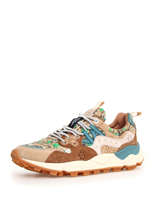 Flower Mountain Çok Renkli Kadın Nubuk Sneaker 2017817404D30 - Görsel 4
