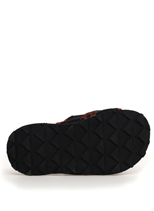 Flower Mountain Kahverengi Kadın Terlik 2018569011D33 - Görsel 7