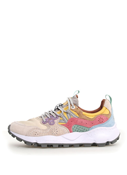 Flower Mountain Çok Renkli Kadın Nubuk Sneaker 2017817012M10 - Görsel 2