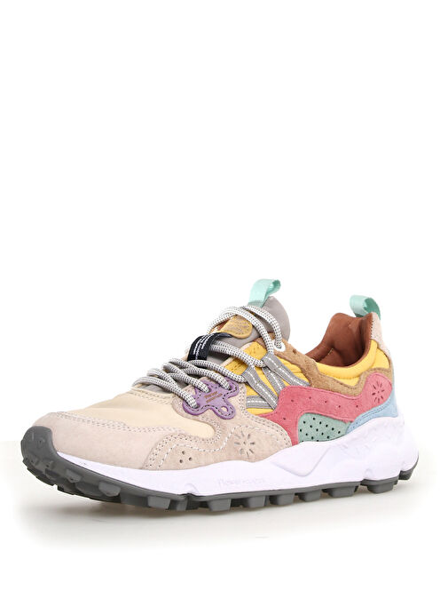 Flower Mountain Çok Renkli Kadın Nubuk Sneaker 2017817012M10 - Görsel 4