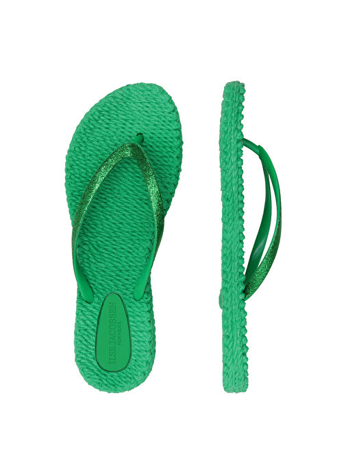 Ilse Jacobsen Yeşil Kadın Plaj Terliği CHEERFUL01 - Görsel 5