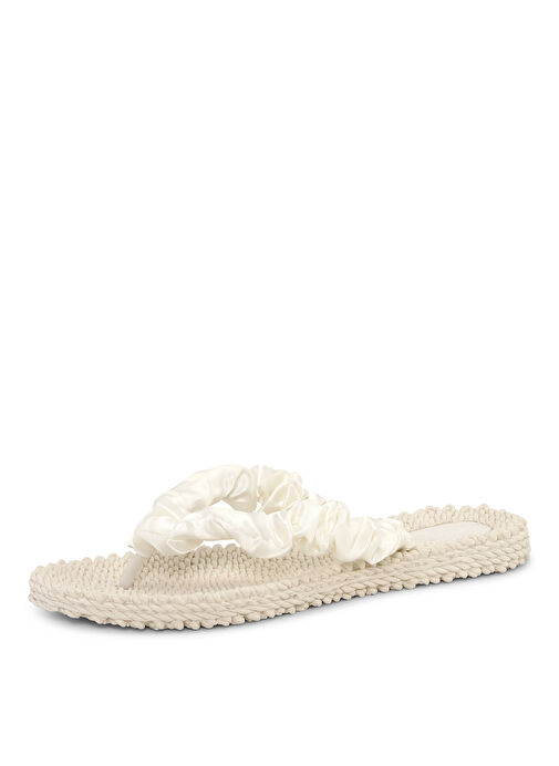 Ilse Jacobsen Ekru Kadın Plaj Terliği CHEERFUL06 - Görsel 2