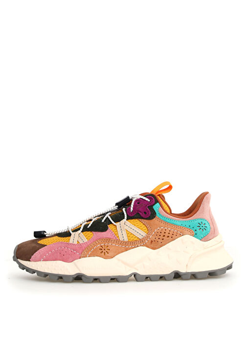 Flower Mountain Çok Renkli Kadın Nubuk Sneaker 2018278172D40 - Görsel 2