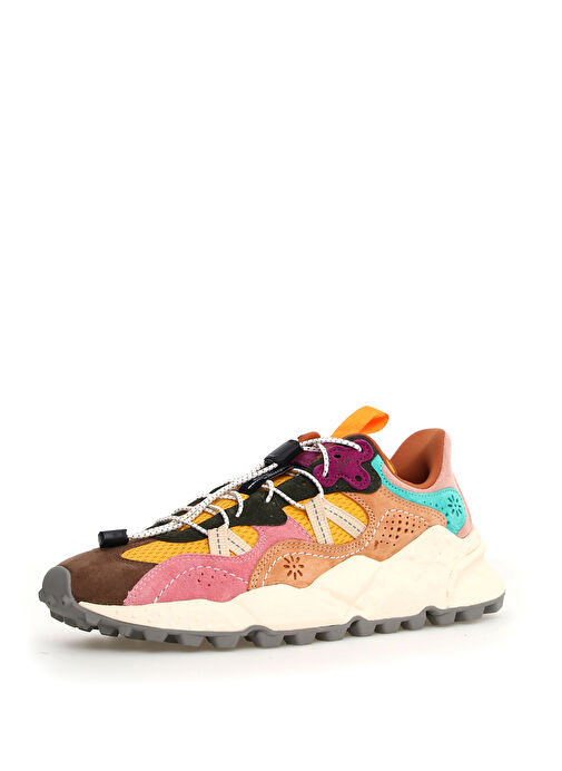 Flower Mountain Çok Renkli Kadın Nubuk Sneaker 2018278172D40 - Görsel 4
