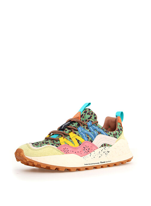 Flower Mountain Çok Renkli Kadın Nubuk Sneaker 2017844031F53 - Görsel 4