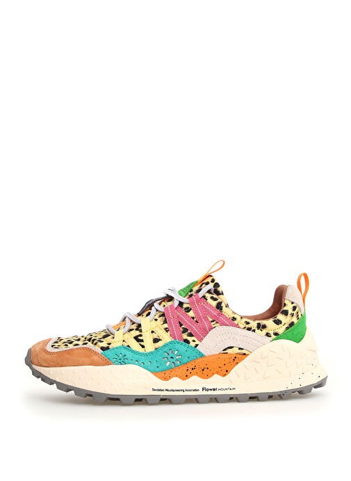 Flower Mountain Çok Renkli Kadın Nubuk Sneaker 2017844031M17 - Görsel 2
