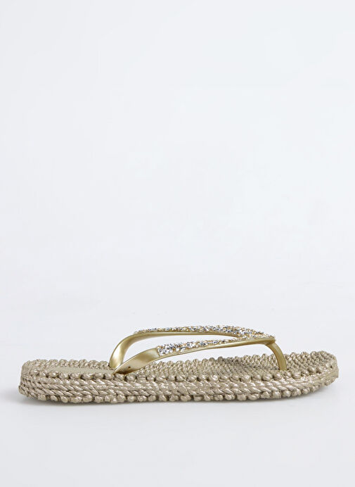 Ilse Jacobsen Altın Kadın Plaj Terliği CHEERFUL03G - Görsel 2