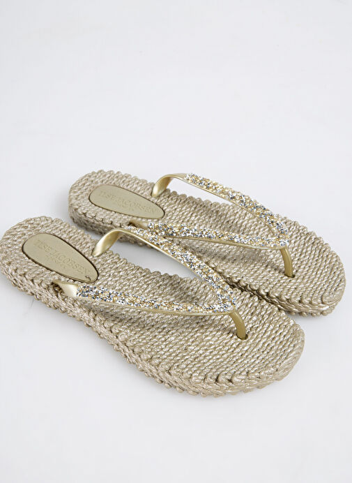 Ilse Jacobsen Altın Kadın Plaj Terliği CHEERFUL03G - Görsel 6