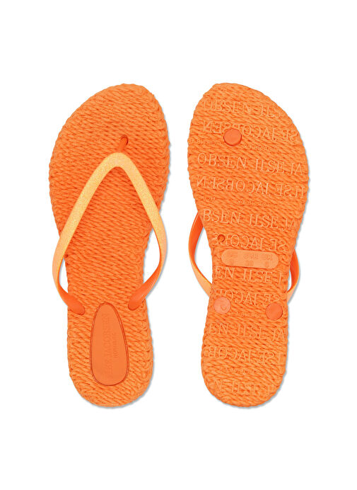 Ilse Jacobsen Turuncu Kadın Plaj Terliği CHEERFUL01 - Görsel 5