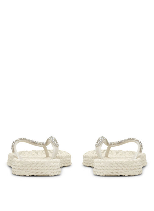 Ilse Jacobsen Beyaz Kadın Plaj Terliği CHEERFUL03G - Görsel 6