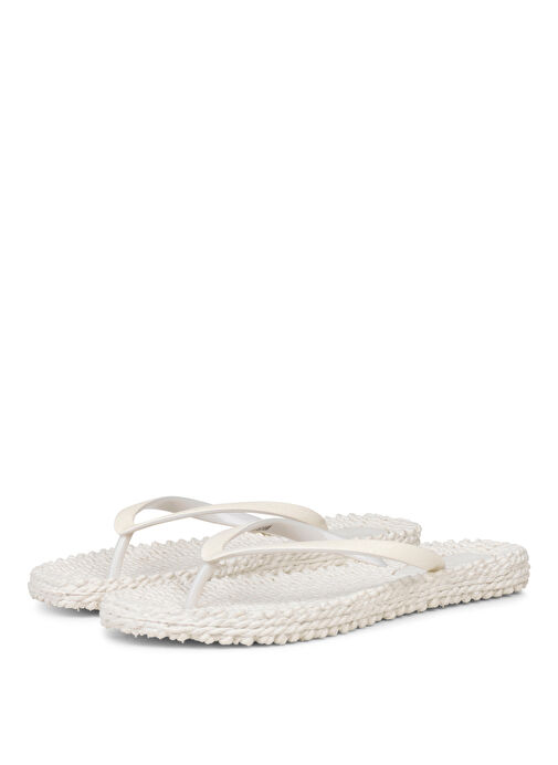 Ilse Jacobsen Beyaz Kadın Plaj Terliği CHEERFUL01 - Görsel 2