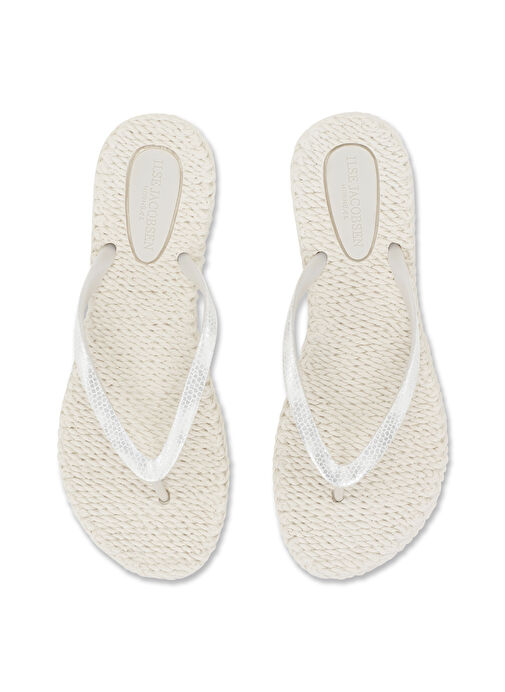 Ilse Jacobsen Beyaz Kadın Plaj Terliği CHEERFUL01 - Görsel 5