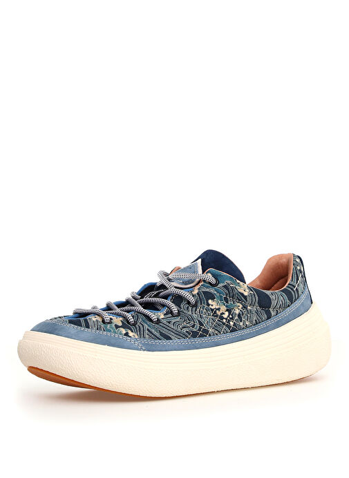 Flower Mountain Mavi Erkek Sneaker FAMI UNI - Görsel 4