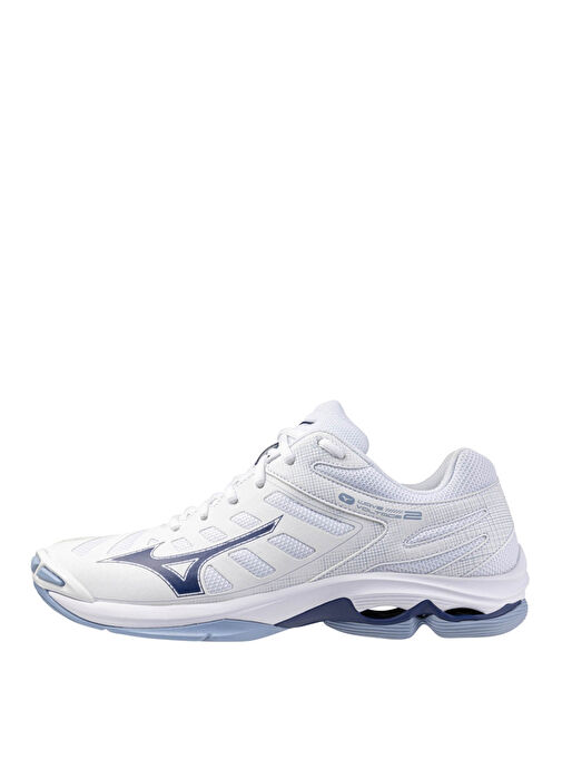 Mizuno V1GA246011 W WAVE VOLTAGE 2(U) Beyaz Kadın Voleybol Ayakkabısı - Görsel 2