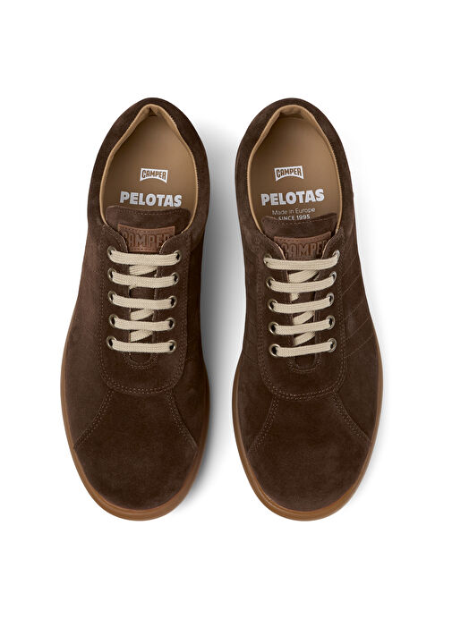 Camper Kahverengi Erkek Deri Günlük Ayakkabı Pelotas Ariel - Görsel 4