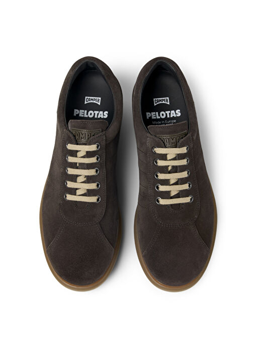 Camper Gri Erkek Deri Günlük Ayakkabı Pelotas Ariel - Görsel 4