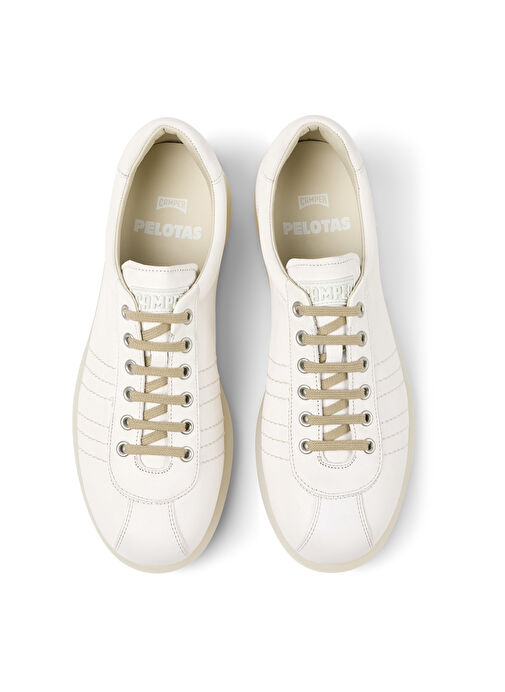 Camper Beyaz Erkek Deri Günlük Ayakkabı Pelotas Ariel - Görsel 4